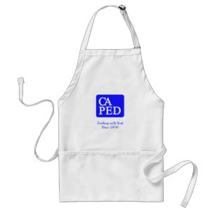 CAPED APRON WHITE new