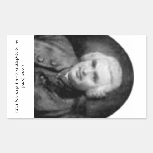 Capel Bond Rectangular Sticker (Front)