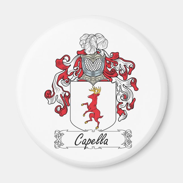 Capella Family Crest Magnet (Front)