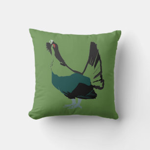 Capercaillie bird  Art  Cushion