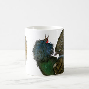 capercaillie bird with egg, tony fernandes coffee mug