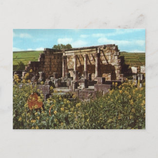 Capernaum, Galilee,, Early Synagogue Postcard