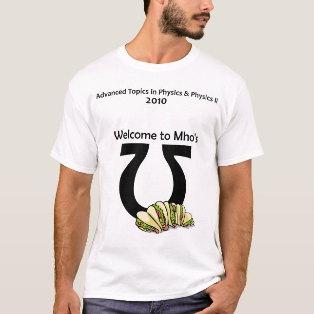 CAPhysics (black text) T-Shirt (Front)