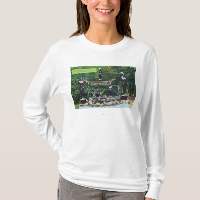 Capilano Canyon Indian Wishing Well View T-Shirt (Front)