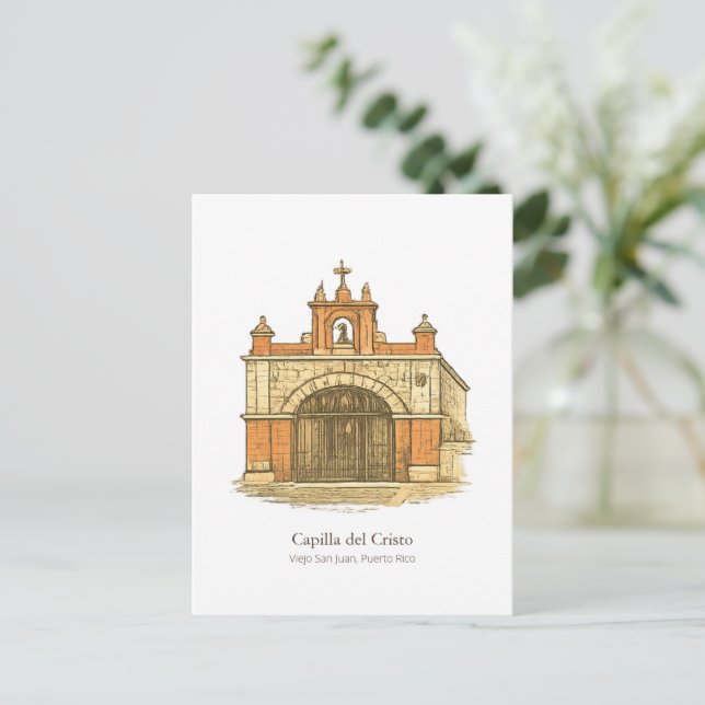 Capilla del Cristo – Old San Juan Postcard (Standing Front)