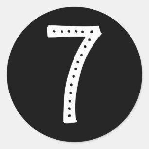 Capital 41 Personalised B-Day Alphabet Classic Round Sticker