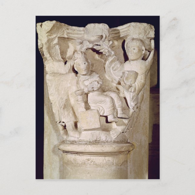 Capital a relief depicting postcard (Front)