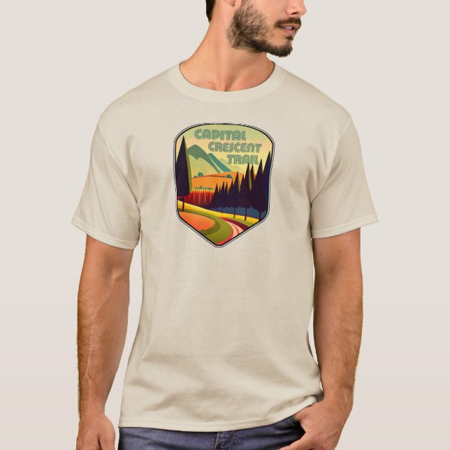 Capital Crescent Trail Colours T-Shirt (Front)