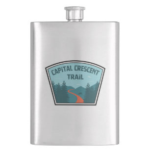 Capital Crescent Trail Hip Flask