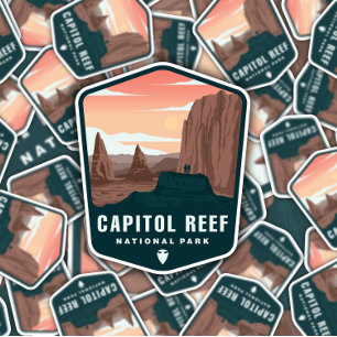 Capital Reef National Park Utah Die-Cut Sticker