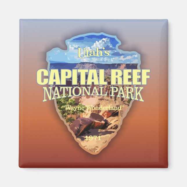 Capital Reef NP (arrowhead) Magnet (Front)