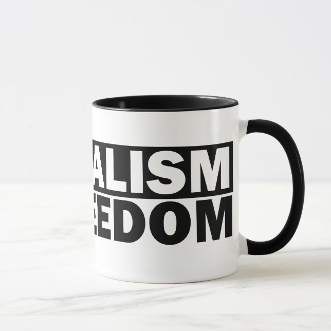 Capitalism Is Freedom Mug (Right)
