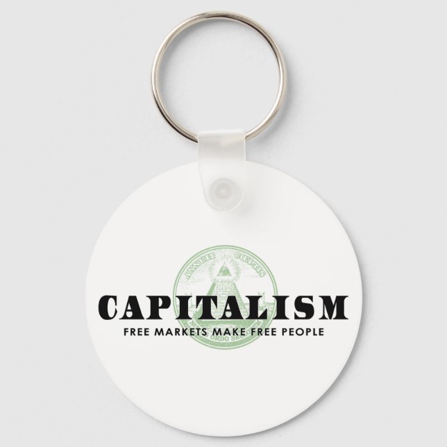 Capitalism Key Ring (Front)