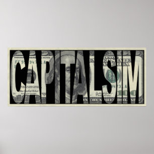 Capitalism Money Poster