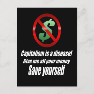Capitalism Postcard