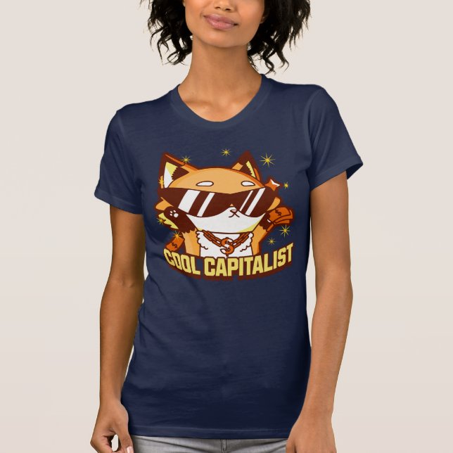 Capitalist Cat T-Shirt (Front)