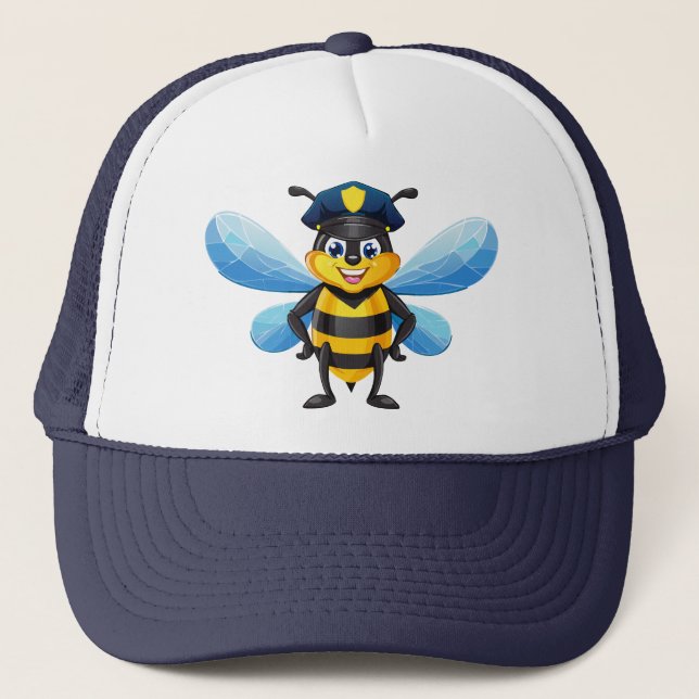 Capitan bee with police hat (Front)