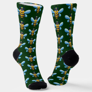 Capitan bee with police hat socks