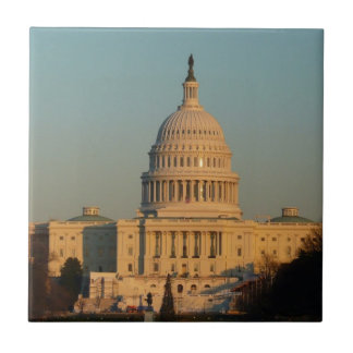 Capitol at Christmas Washington DC Holiday Tile