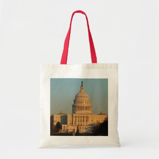 Capitol at Christmas Washington DC Holiday Tote Bag