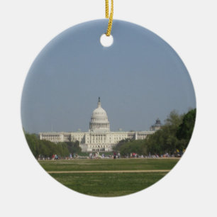 Capitol Building Ceramic Tree Decoration