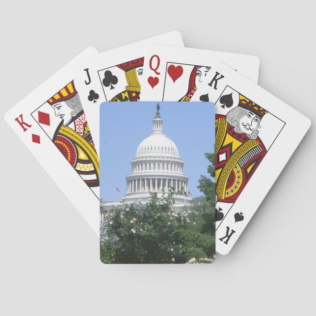 Capitol Building from Bartholdi Park Playing Cards (Back)