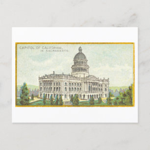 Capitol Building in Sacramento, California, Postcard