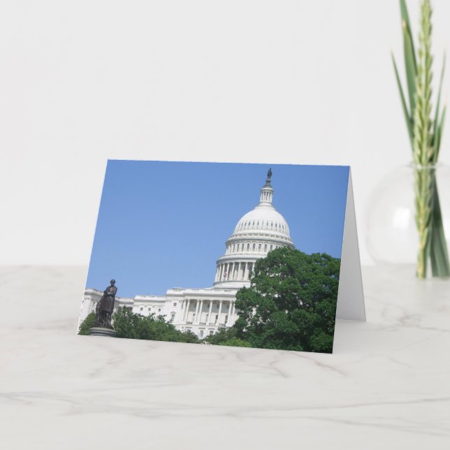 Capitol Building in Washington DC Card (Front)