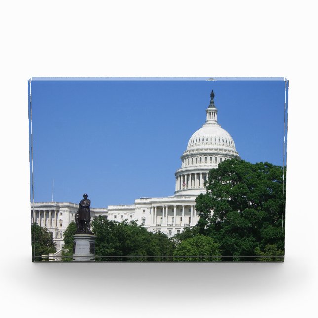 Capitol Building in Washington DC Photo Block (Front)