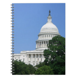 Capitol Building in Washington DC Spiral Notebook