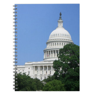 Capitol Building in Washington DC Spiral Notebook