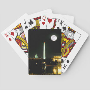 Capitol Building, Lincoln Memorial, Washington Playing Cards