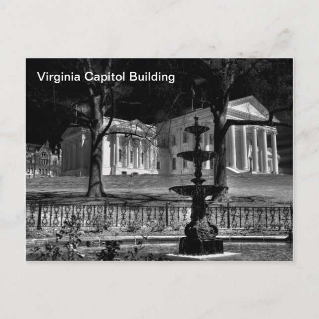 Capitol Building of Virginia Postcard (Front)