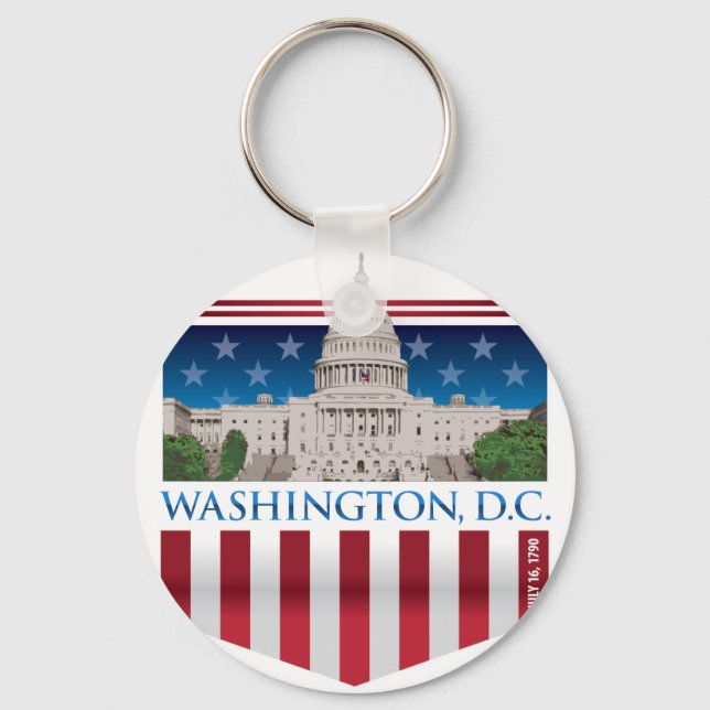 Capitol Building - Washington DC Key Ring (Front)