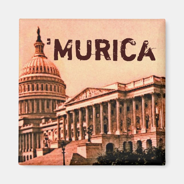 Capitol Building Washington DC Murica America 1900 Magnet (Front)