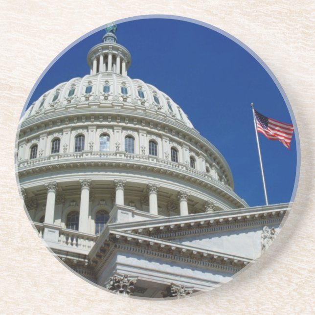 Capitol Building, Washington, USA Coaster (Front)