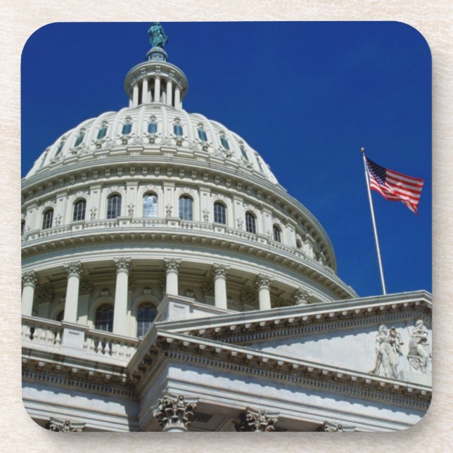 Capitol Building, Washington, USA Coaster (Front)
