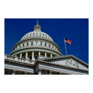 Capitol Building, Washington, USA Poster