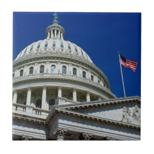 Capitol Building, Washington, USA Tile