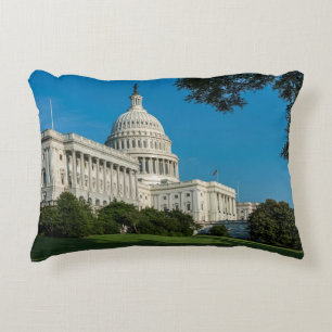 Capitol Building West View Decorative Cushion