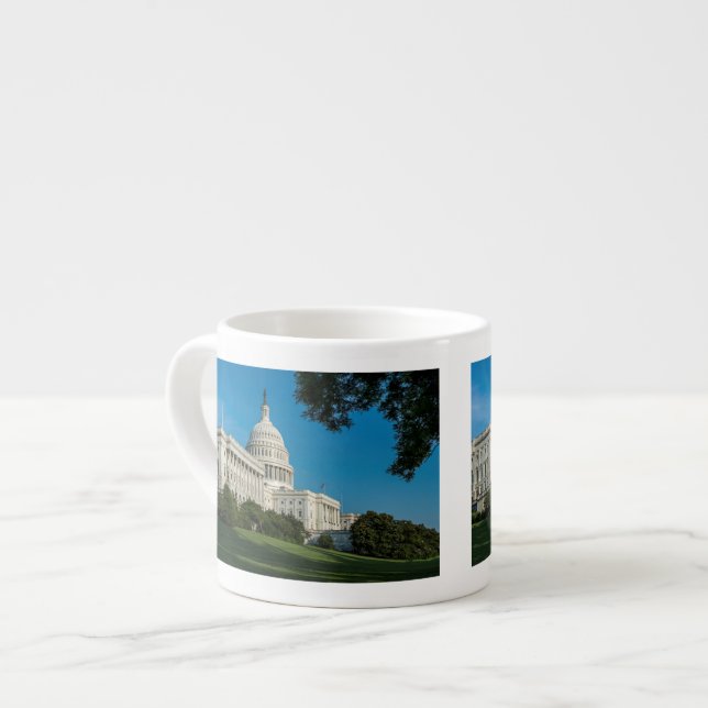 Capitol Building West View Espresso Cup (Front Left)