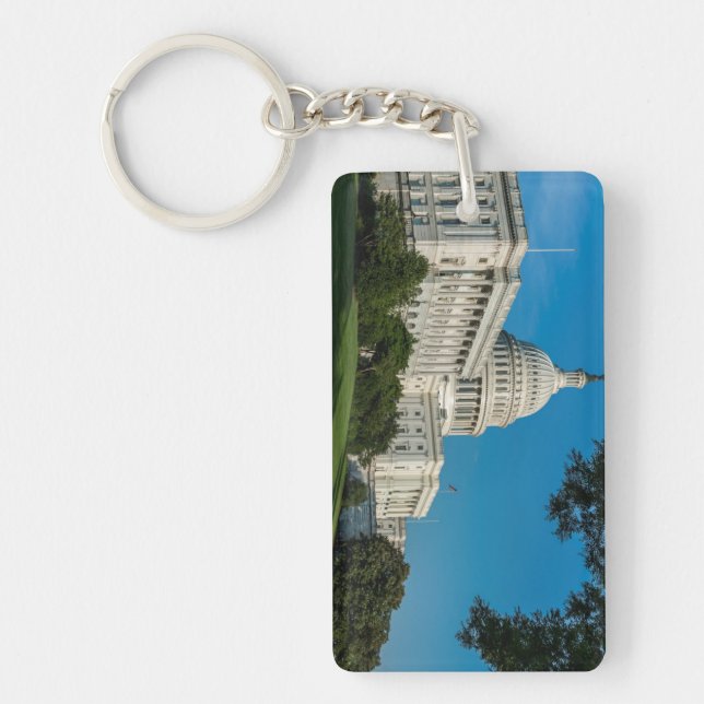 Capitol Building West View Key Ring (Front)