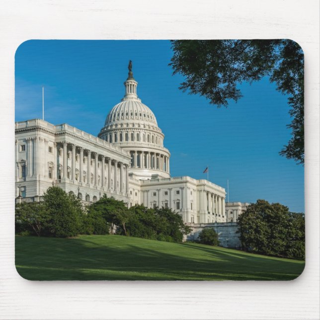 Capitol Building West View Mouse Pad (Front)