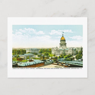 Capitol Centennial Building, Springfield, Illinois Postcard