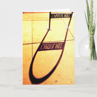 capitol hill shadow sign holiday card