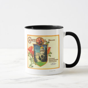Capitol Orange LabelLindsay, CA Mug