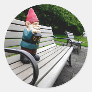 Capitol Park Gnome Classic Round Sticker