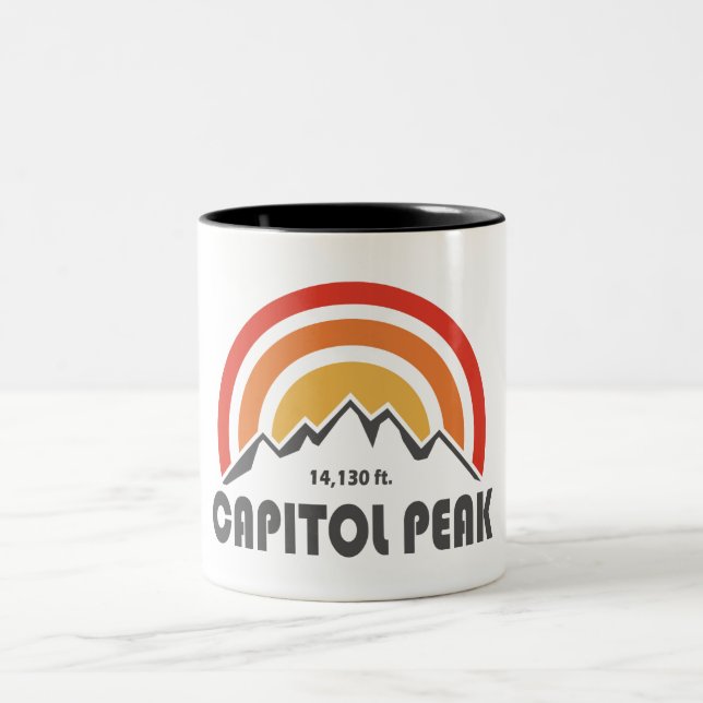 Capitol Peak Two-Tone Coffee Mug (Center)