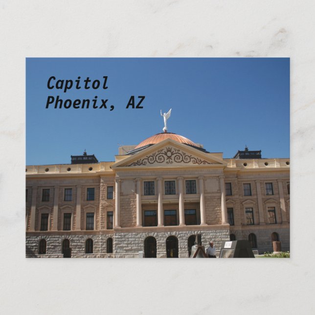Capitol  Phoenix, Arizona Postcard (Front)