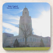 Capitol plastic front with cork coaster #10  06010